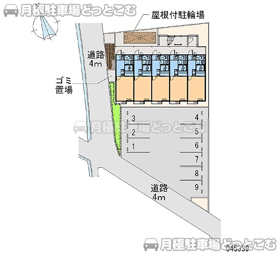高松市太田上町878－5の月極駐車場2