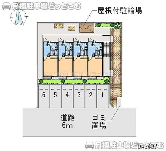 知多市西巽が丘1－3－13の月極駐車場2