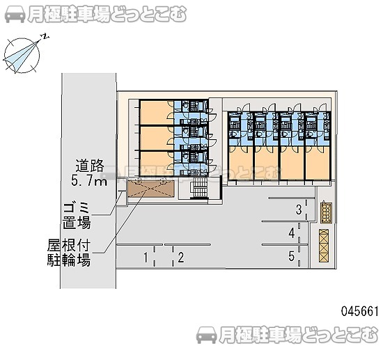 福岡市中央区平尾2－13－25の月極駐車場1