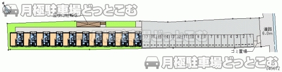 姫路市野里467－1の月極駐車場2