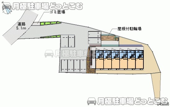 大津市大江7－3－25の月極駐車場2