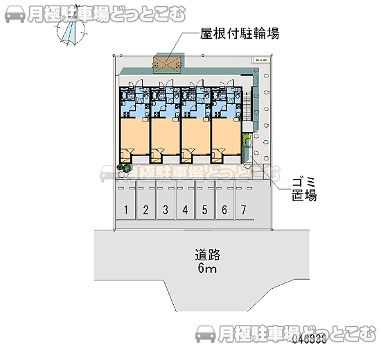 久喜市栗原4－12－12の月極駐車場2
