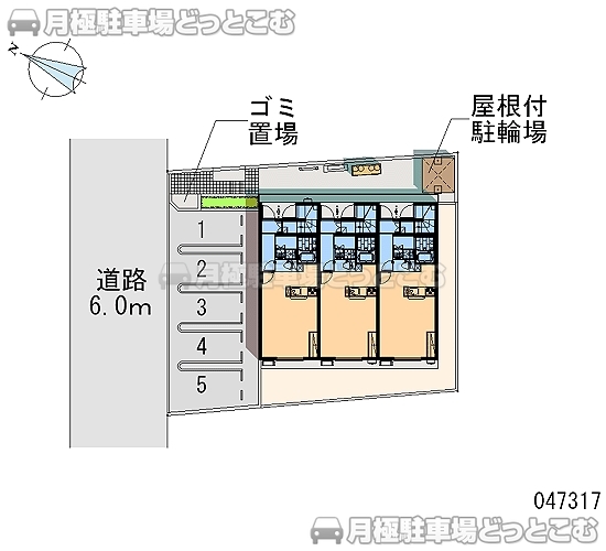 名古屋市守山区桜坂2－2523の月極駐車場2