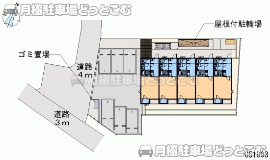 日高市原宿289－64の月極駐車場2