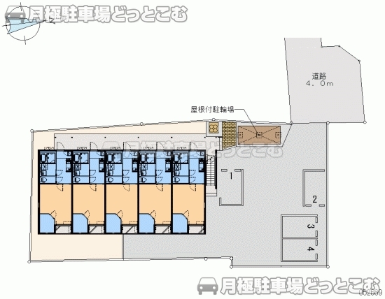 印西市大森3922－2の月極駐車場2