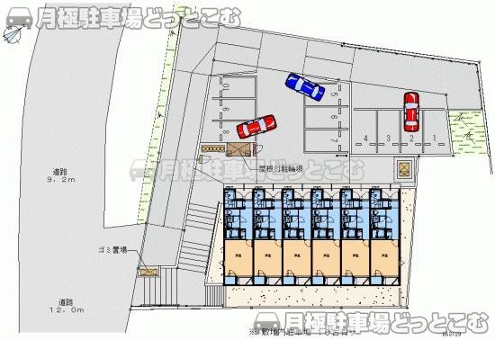 日立市助川町3－6－2の月極駐車場2