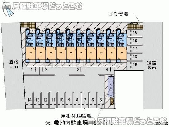 天童市東長岡2－3－30の月極駐車場2