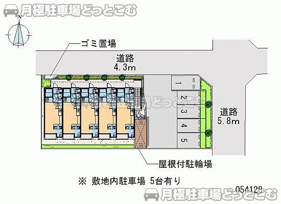 八尾市安中町6－8－4の月極駐車場2