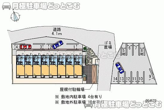 下関市安岡町1－3－1の月極駐車場2