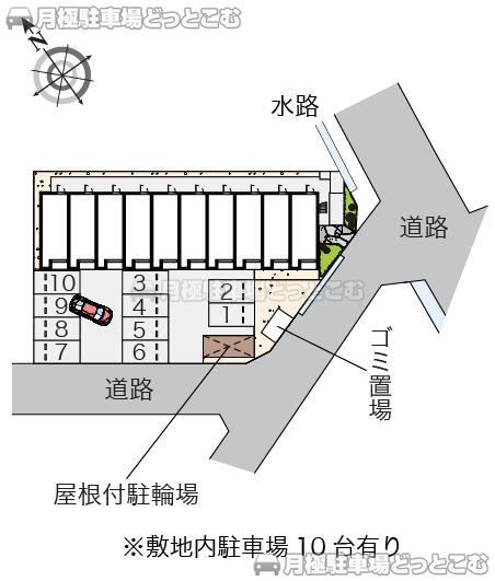 刈谷市半城土中町3－14－10の月極駐車場2