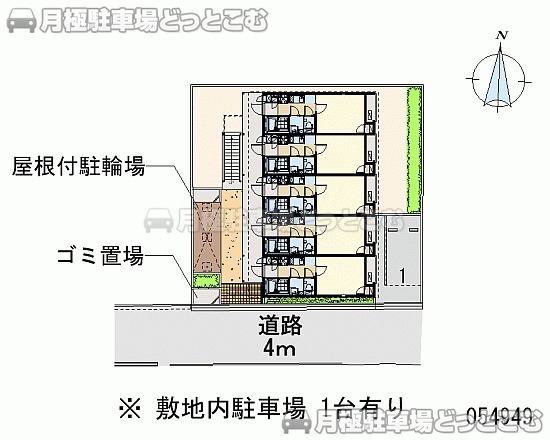 東大阪市小若江3－1－17の月極駐車場1