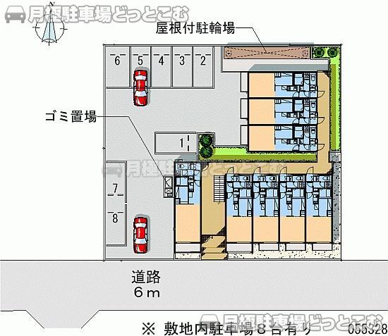 東大和市向原1－12－20の月極駐車場2