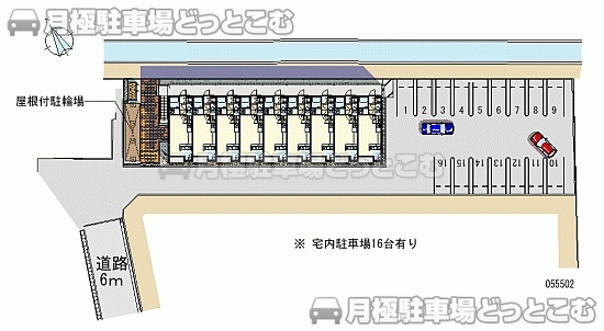 倉敷市高須賀381－5の月極駐車場1