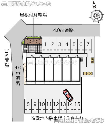 熊谷市妻沼彦松1745－5の月極駐車場2