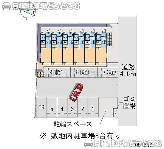 姫路市大津区長松190－5の月極駐車場2