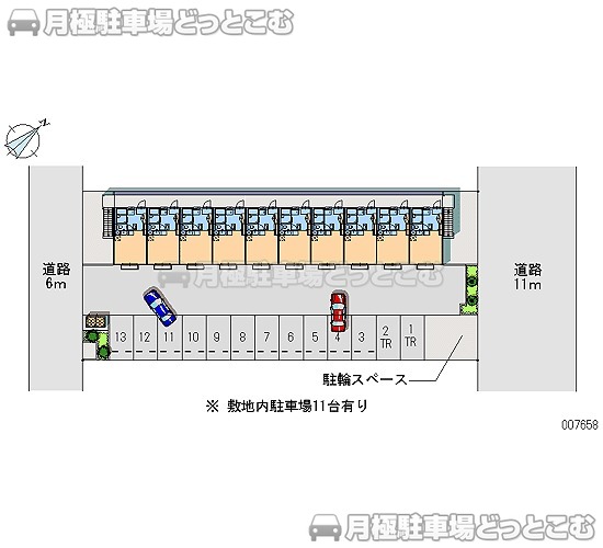 姫路市白浜町寺家2－100の月極駐車場1