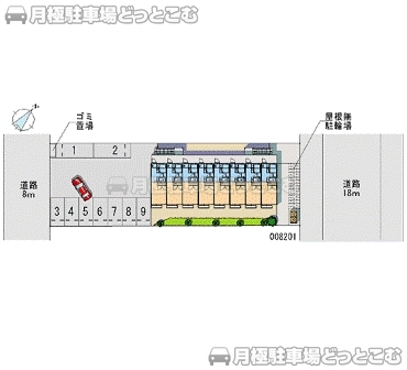 姫路市飾磨区城南町2－41の月極駐車場2