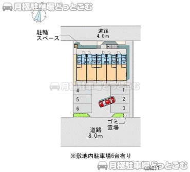 彦根市新海浜2－8－4の月極駐車場2