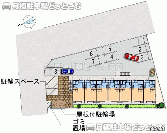 姫路市飾磨区英賀保駅前町32の月極駐車場1