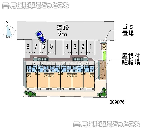 姫路市広畑区高浜町1－26の月極駐車場1