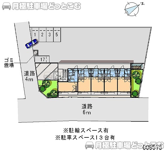 府中市住吉町3－50－42の月極駐車場1