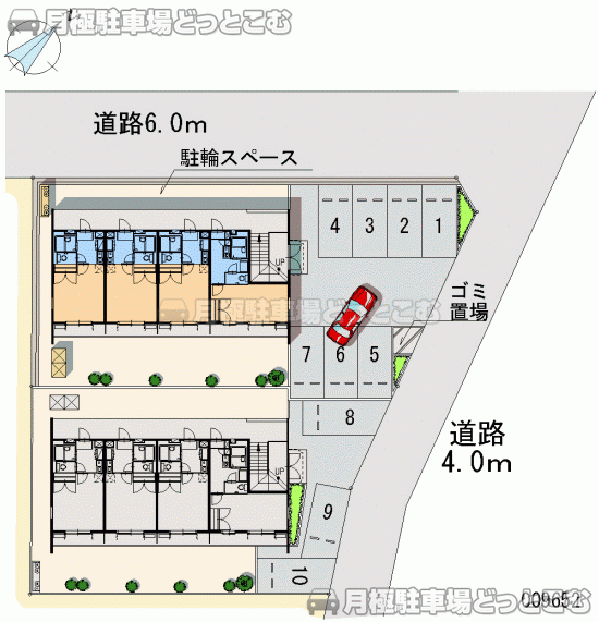 横浜市神奈川区西寺尾4－10－5の月極駐車場1