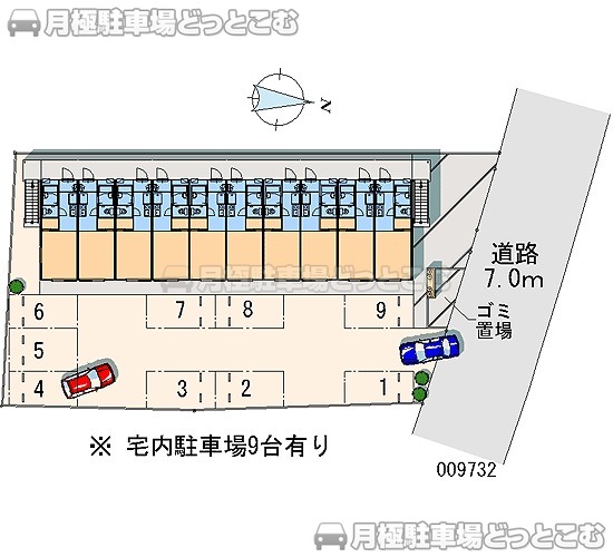 東久留米市前沢1－1－26の月極駐車場2