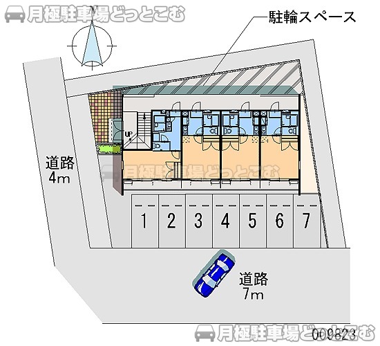 岡山市北区田益1788－1の月極駐車場2
