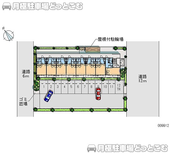 つくば市桜2－30－5の月極駐車場2