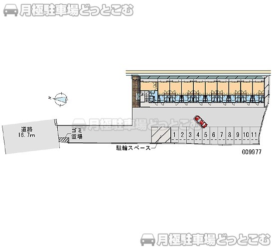 姫路市書写2459の月極駐車場1