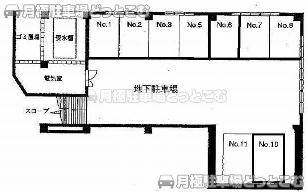 葛飾区亀有4丁目8－9の月極駐車場3