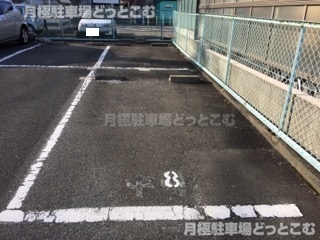名古屋市中川区烏森町蓮池134の月極駐車場3