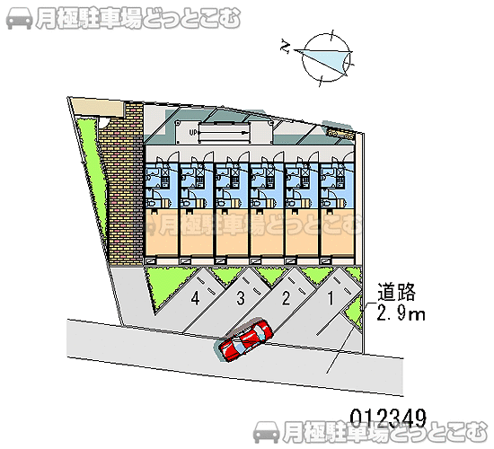川崎市多摩区宿河原1－10－20の月極駐車場1