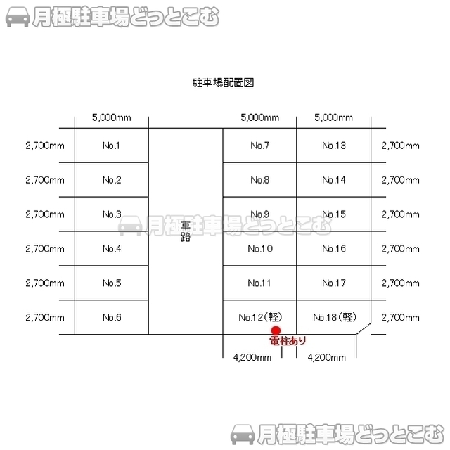 静岡市葵区城北2丁目473-1の月極駐車場1