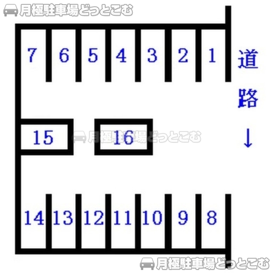 静岡市葵区新富町6丁目9-1の月極駐車場1