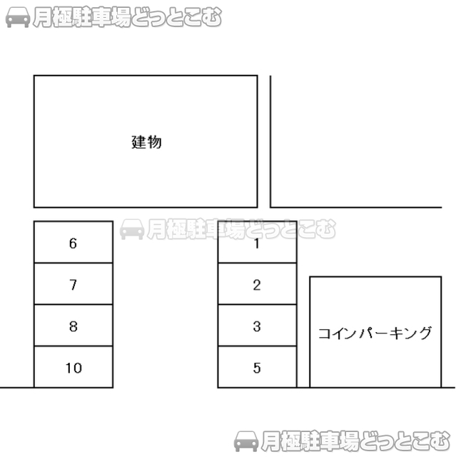 静岡市葵区西門町5-10の月極駐車場3