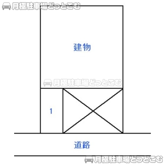 静岡市葵区新富町1丁目23-21の月極駐車場1
