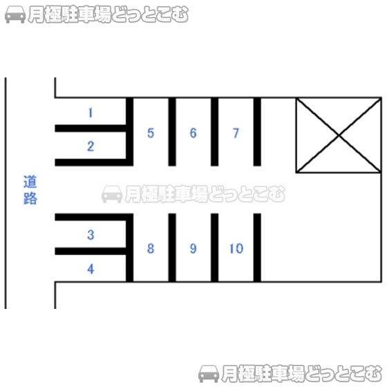 静岡市葵区桜木町3-16・3-17の月極駐車場1
