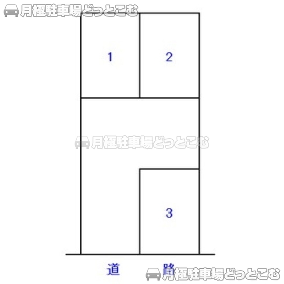 静岡市葵区新富町4丁目3の月極駐車場1