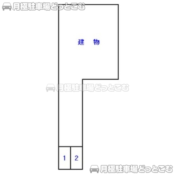 静岡市葵区人宿町2丁目6-10の月極駐車場1