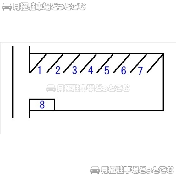 静岡市葵区田町1丁目75の月極駐車場1