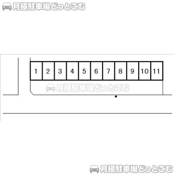 静岡市葵区与一4丁目335-202の月極駐車場1