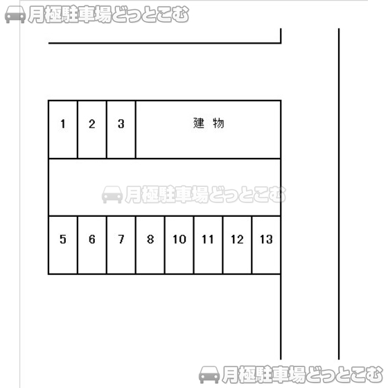 静岡市葵区田町7丁目53-2の月極駐車場1
