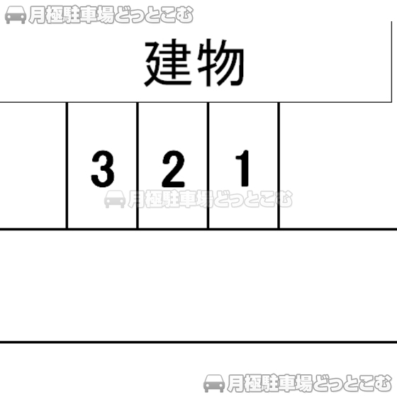 静岡市葵区羽鳥7丁目3-25の月極駐車場1