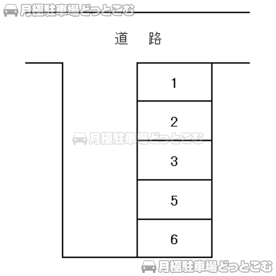 静岡市葵区三番町14-1の月極駐車場1