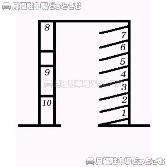 静岡市葵区吉野町1-7の月極駐車場1
