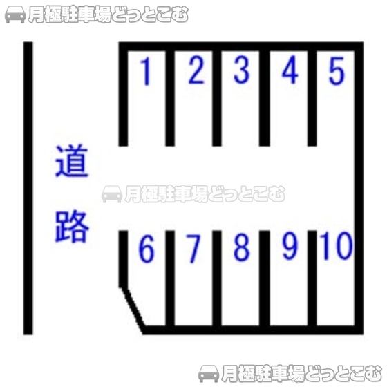 静岡市葵区羽鳥大門町626-16の月極駐車場2