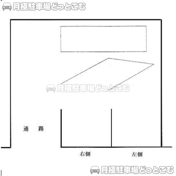 静岡市葵区四番町9-22の月極駐車場1