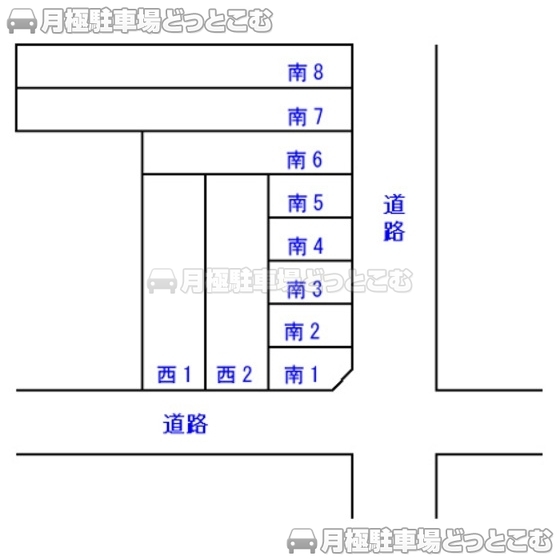 静岡市葵区田町1丁目31-4の月極駐車場1