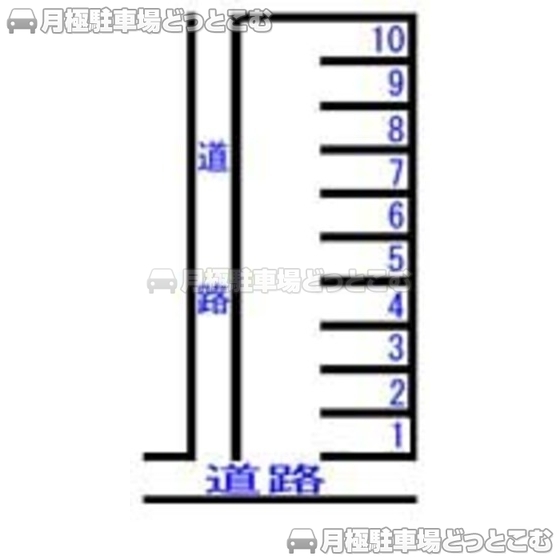 静岡市葵区弥勒2丁目5-32の月極駐車場1